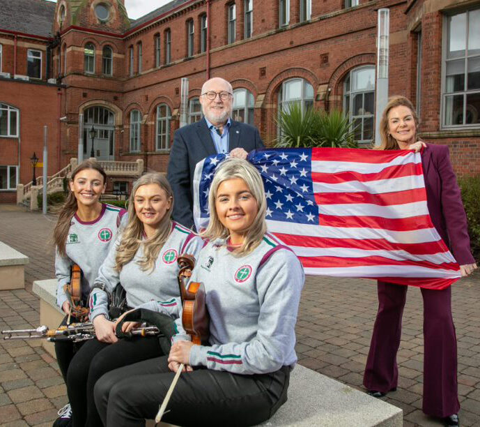 Belfast Lord Mayor provides a USA send-off for St Mary’s students as they head to Nashville to promote UNSECO City of Music status.