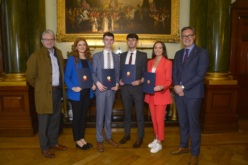 British Council Study USA graduation ceremony at Belfast Harbour Commission.