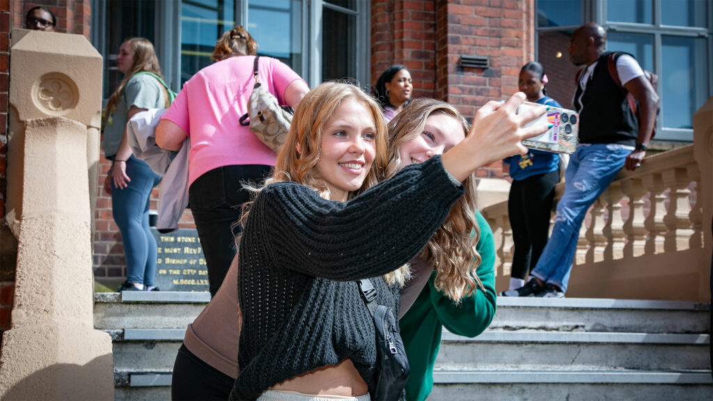 Students from Alvernia, Bellarmine and James Madison University in the U.S. are welcomed to the inaugural International Summer School.