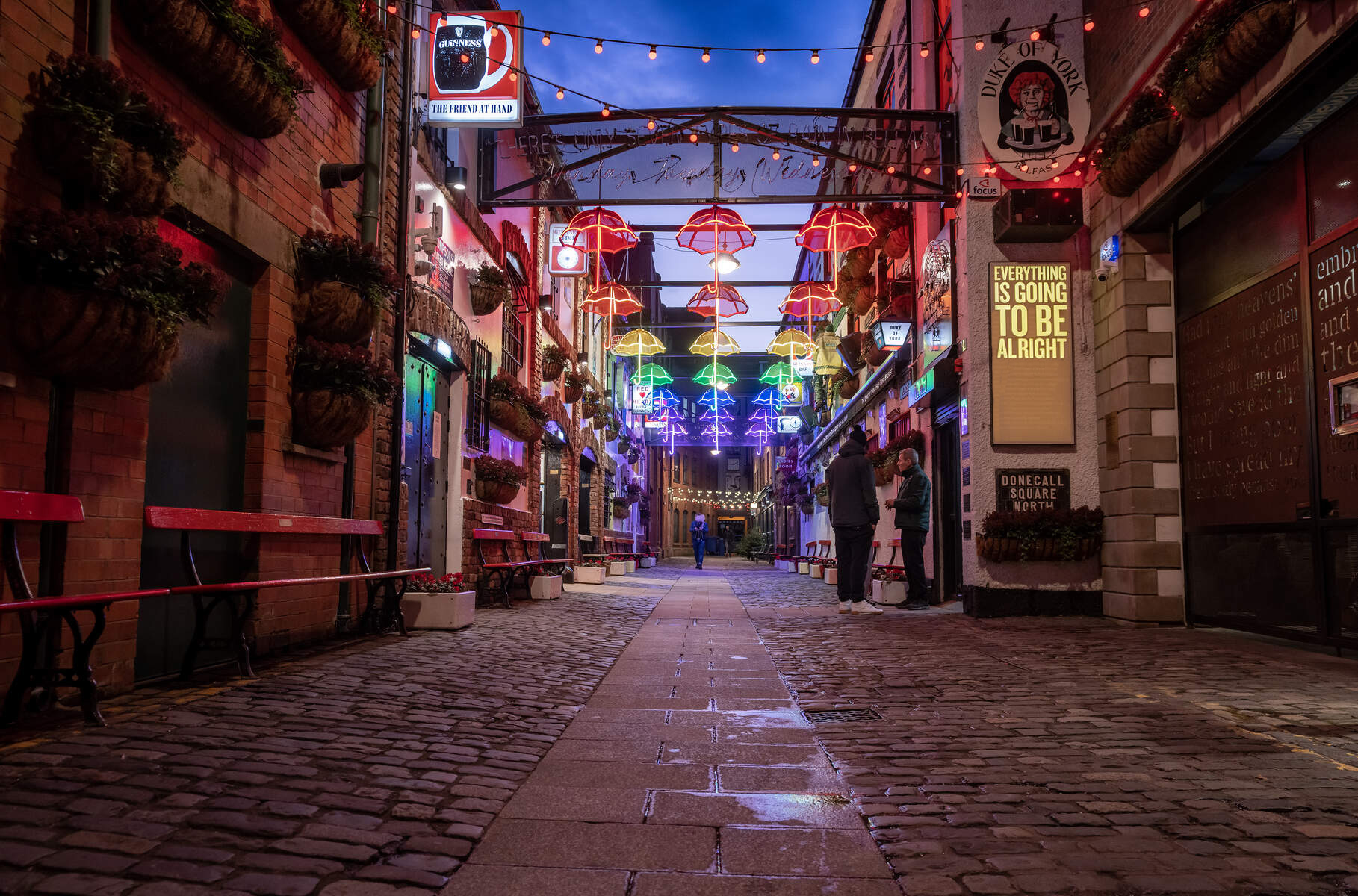 Umbrellas in the Cathedral Quarter, Belfast