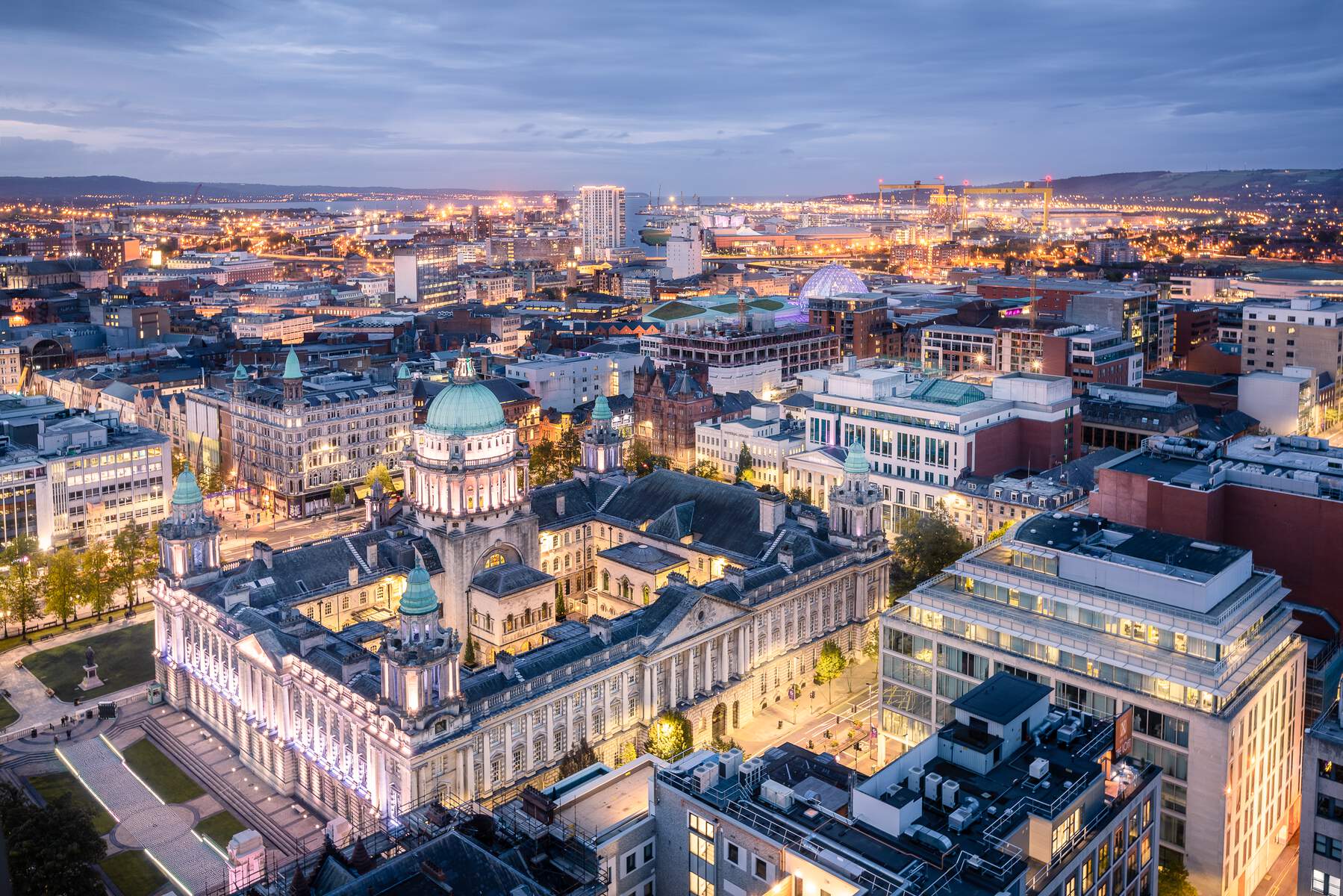 Belfast City Centre Skyline