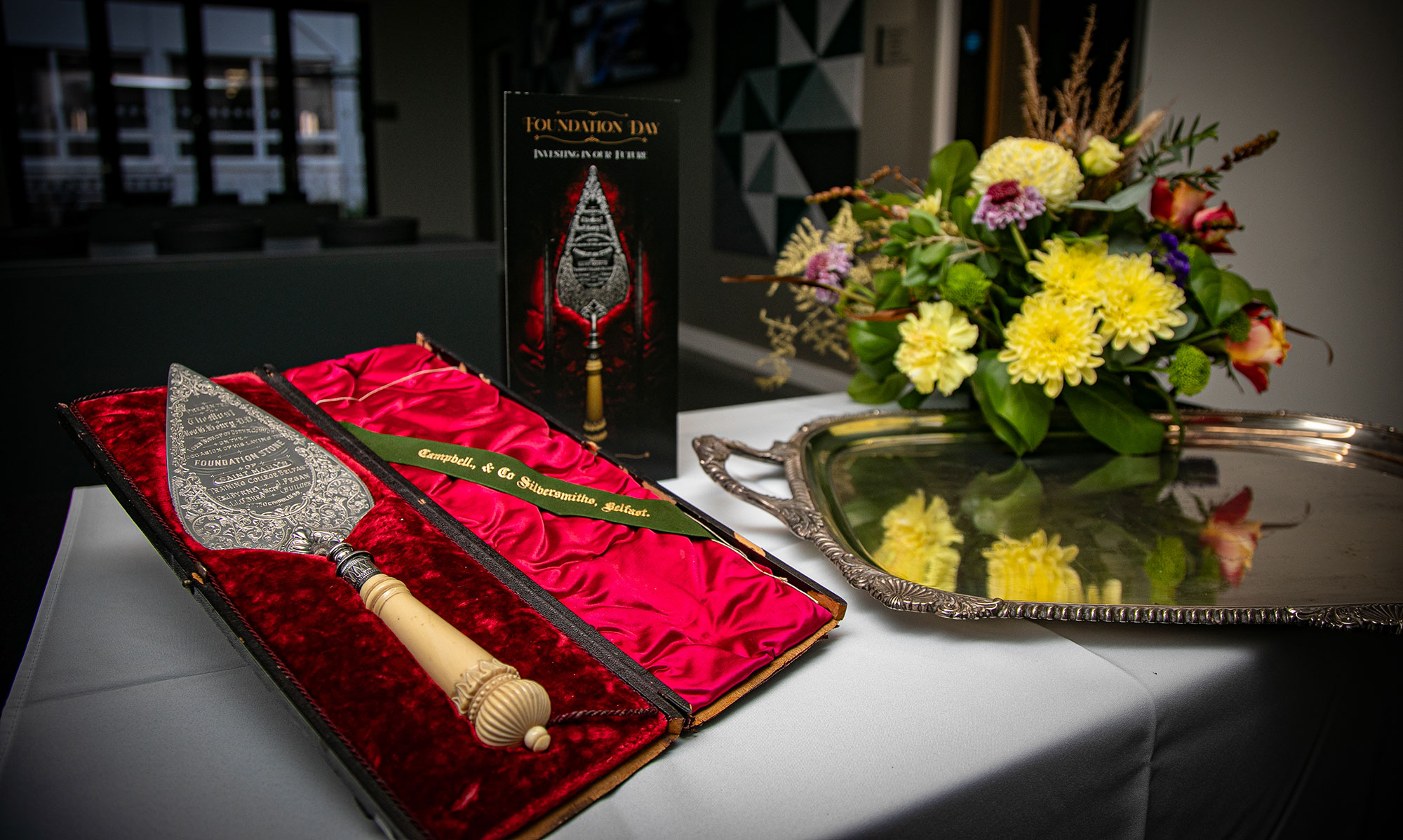 The original trowel used to lay the Foundation stone on 27th October 1899