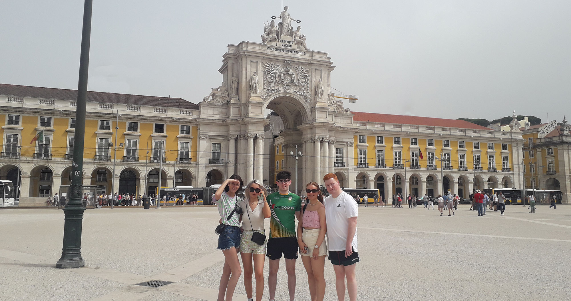 St Marys students visit to Lisbon