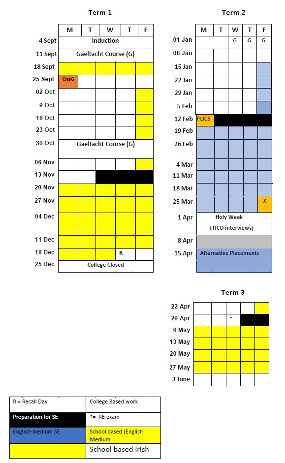 Semester Dates - St Mary's University College