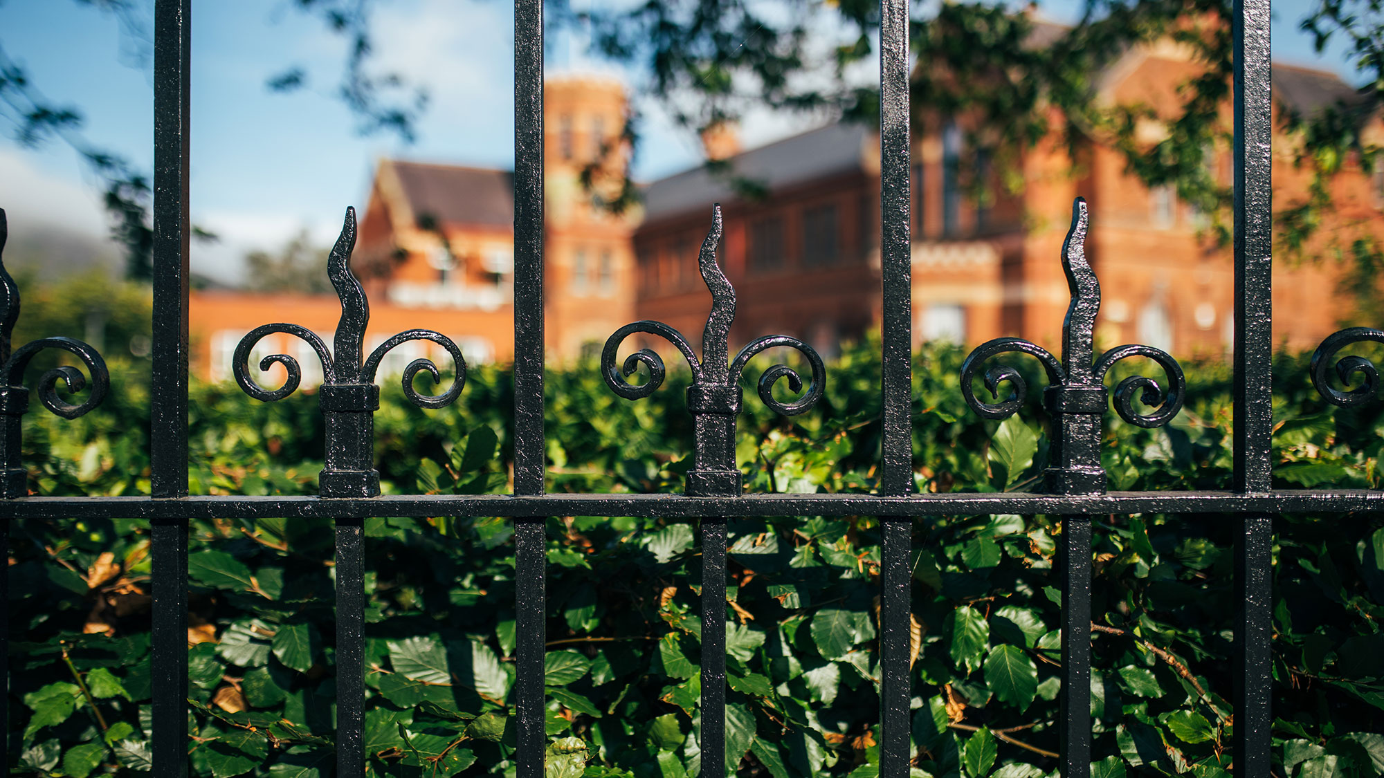 St Marys College original outside railings