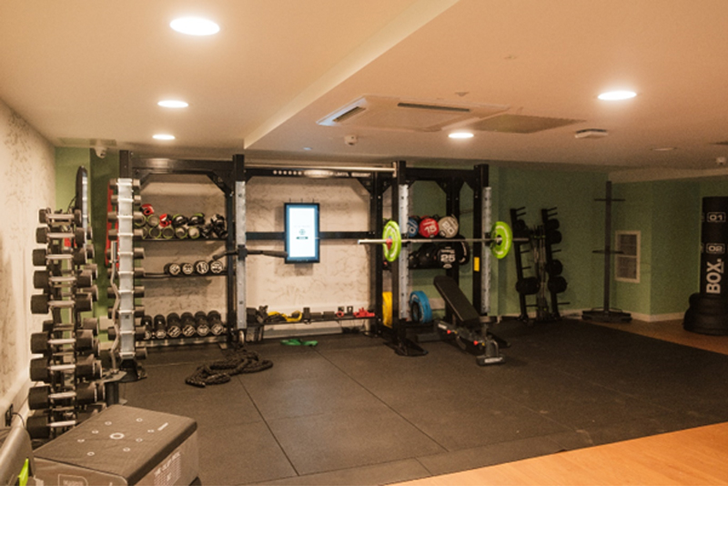 weights room, The Edge student centre, belfast