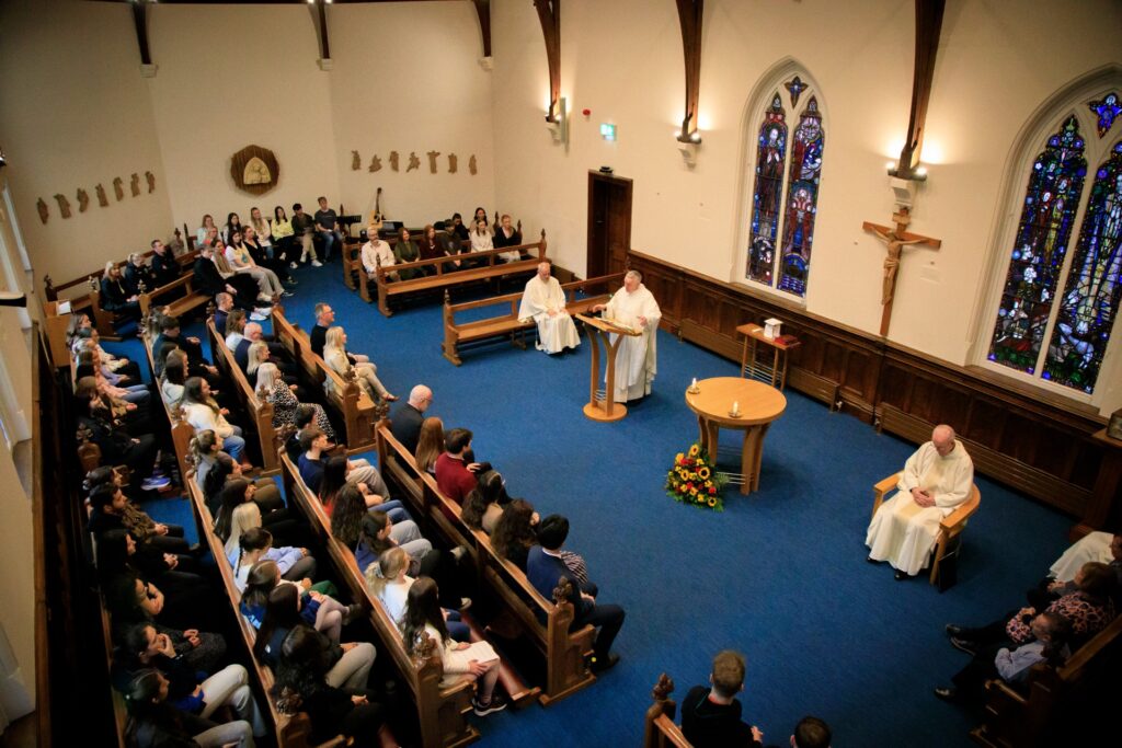 Welcoming the congregation before a Mass for the Dedication of Studies, Professor Peter Finn reflected on the significance of this milestone occasion: